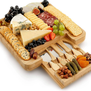 Bamboo Cheese Board Set